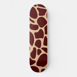 Giraffe Pattern Skateboard