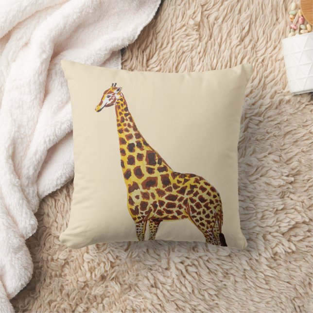 Giraffe Pinselstrich Kissen (Decke)