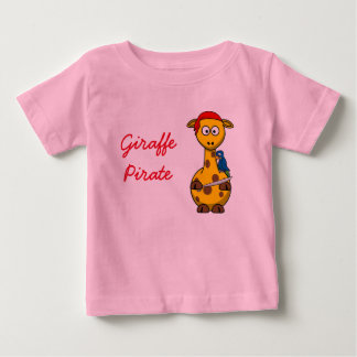 Giraffe Pirate Custom Baby Fine Jersey T - Shirt
