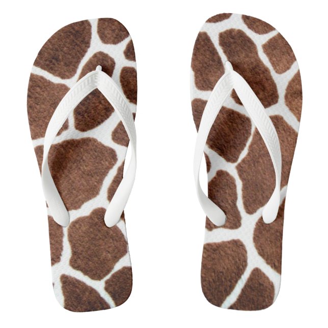 Giraffe-Plätze Flip Flops (Fußbett)