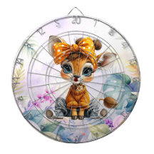 Giraffe Polka Dot Bow