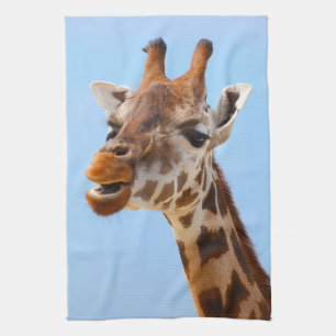 Giraffe Portrait Handtuch