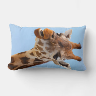 Giraffe Portrait oreiller de jeton personnalisé