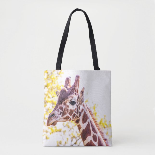 Giraffe Portrait Tasche (Vorderseite)