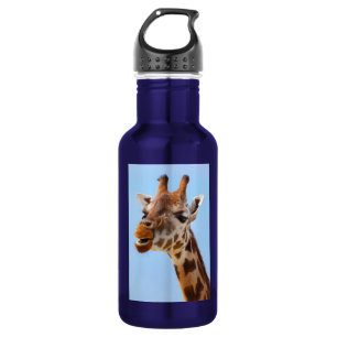 Giraffe Portrait Trinkflasche
