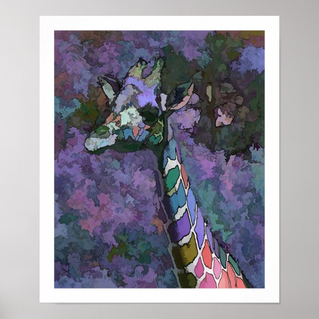 Giraffe Poster (Vorne)