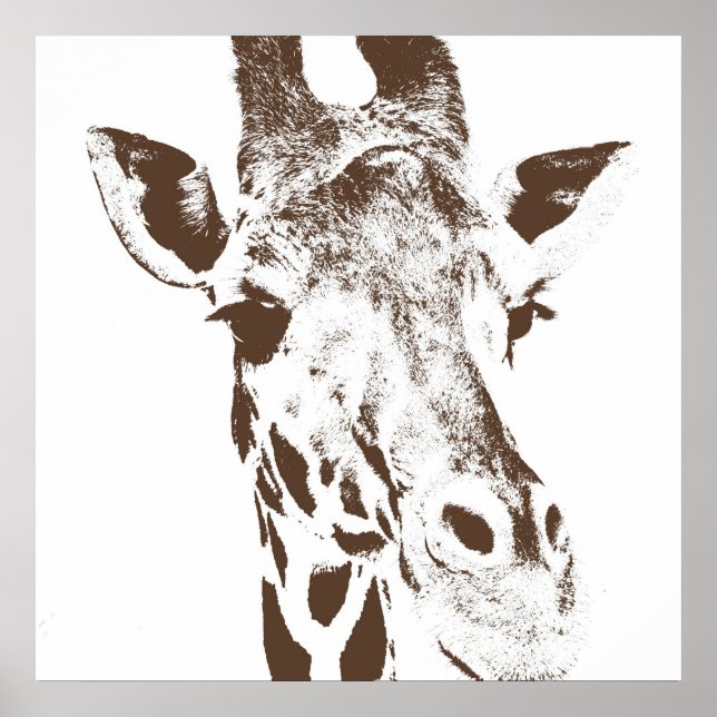 Giraffe Poster (Vorne)