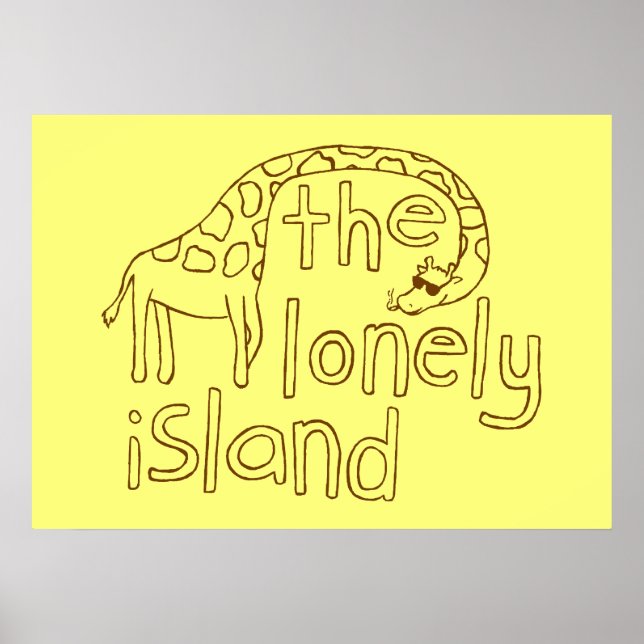 Giraffe Poster (Vorne)