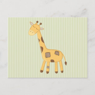 Giraffe Postkarte