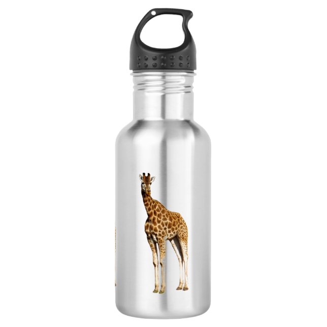 Giraffe Princess, Edelstahlflasche (Vorderseite)