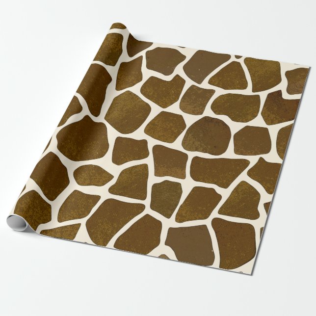Giraffe Print All-Occasion Specialty Geschenk Wrap Geschenkpapier (Ungerollt)