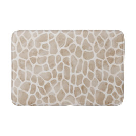 Giraffe Print Bath Mat Badematte