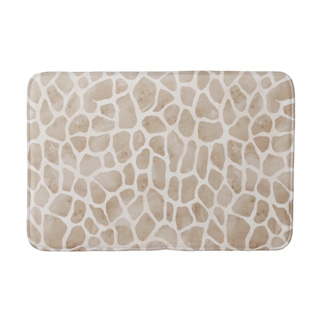 Giraffe Print Bath Mat Badematte (Vorderseite)