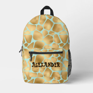 Giraffe Print Bedruckter Rucksack