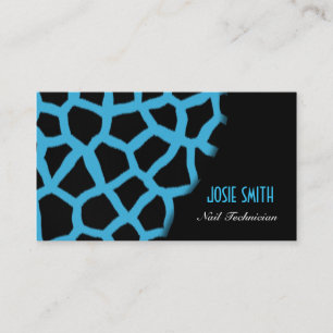 Giraffe Print Business Card Visitenkarte