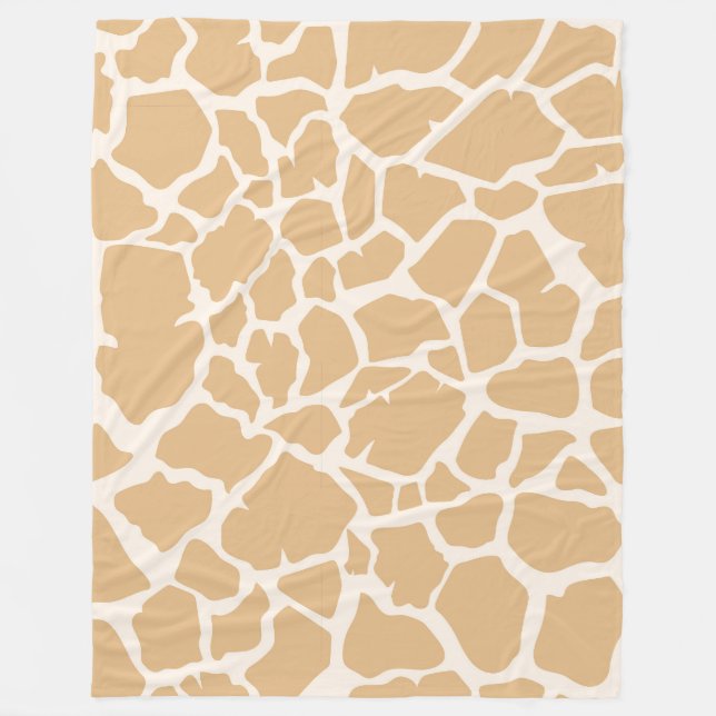 Giraffe Print Fleecedecke (Vorderseite)