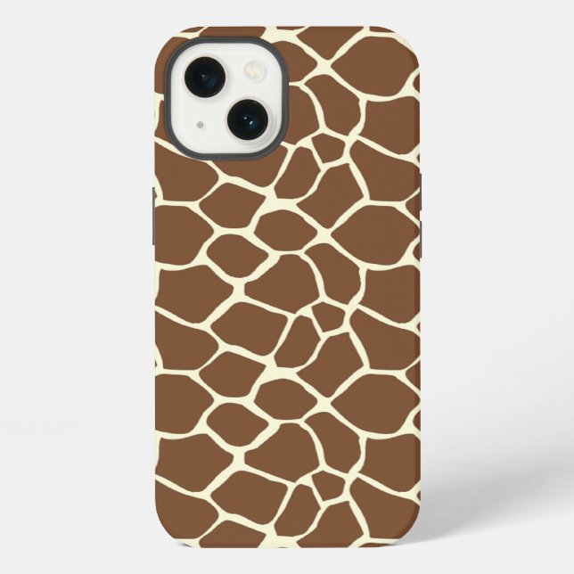 Giraffe Print iPhone Hülle (Rückseite)