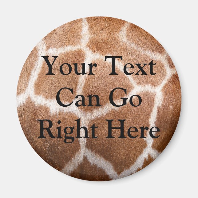 Giraffe Print Magnet (Vorne)