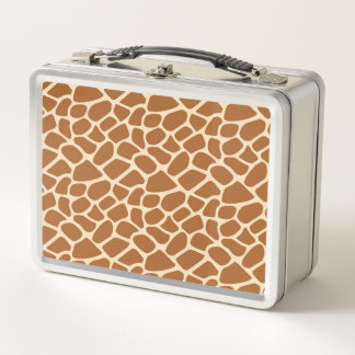 Giraffe Print Pattern Lunch Box