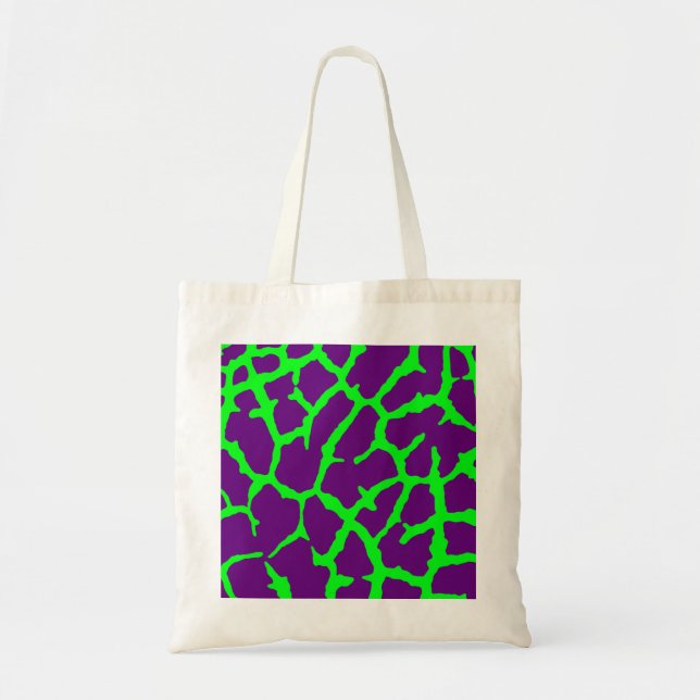 Giraffe Print Wine Limon Tragetasche (Vorne)