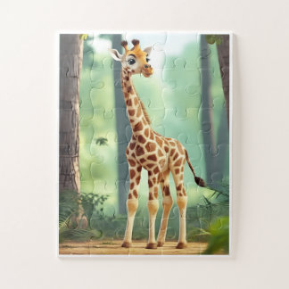 Giraffe-Puzzle für Kinder 