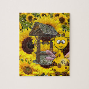 Giraffe Puzzles de tournesol