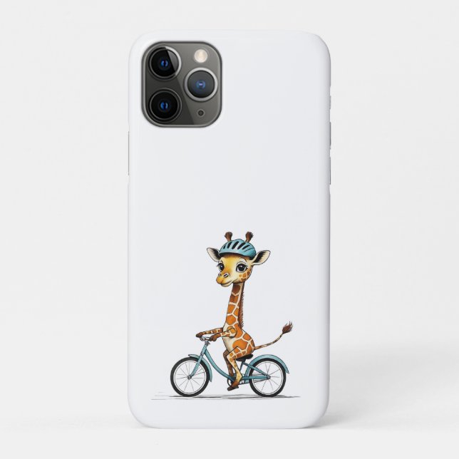 Giraffe Reiten mit dem Fahrrad - HandGezeichnet St Case-Mate iPhone Hülle (Rückseite)
