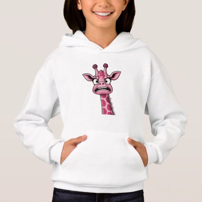 Giraffe rose du visage aigre (Devant)
