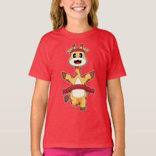 Giraffe Runner-Sport T-Shirt