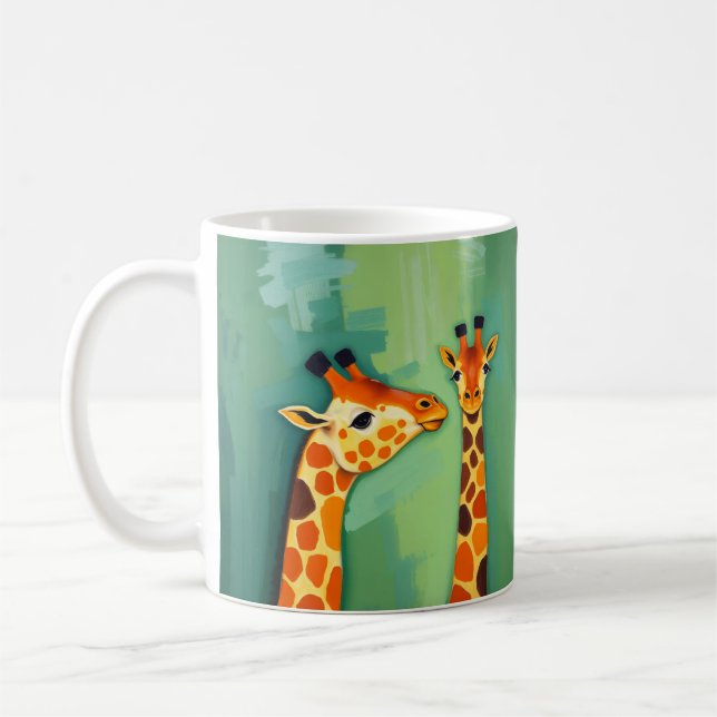 Giraffe Safari Coffee Mug Kaffeetasse (Links)