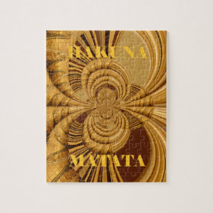 Giraffe Safari Hakuna Matata gewoben Souvenirkunst