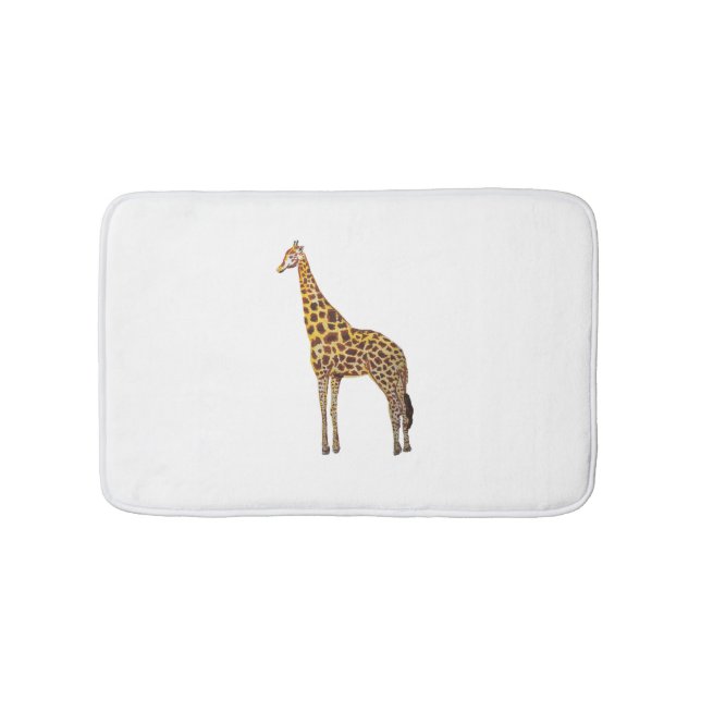Giraffe Safari Malerei Badematte (Vorderseite)