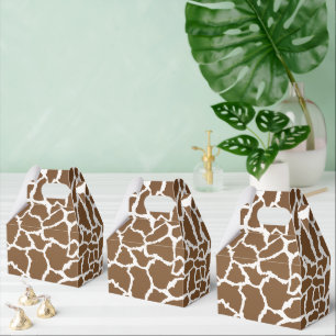 Giraffe Safari-Thema Geschenkschachtel