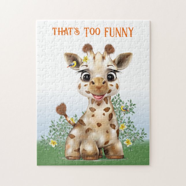 Giraffe Safari Whimsical (Vertikal)