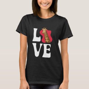 Giraffe Safari Zoo Animal Liebe Giraffe T-Shirt