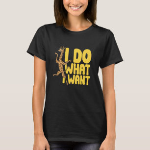 Giraffe Safari Zoo I tue, was ich Tier Giraffe Gew T-Shirt