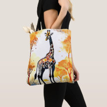 Giraffe Savannah Art