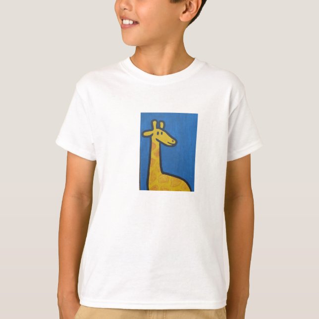 Giraffe scherzt T - Shirt (Vorderseite)