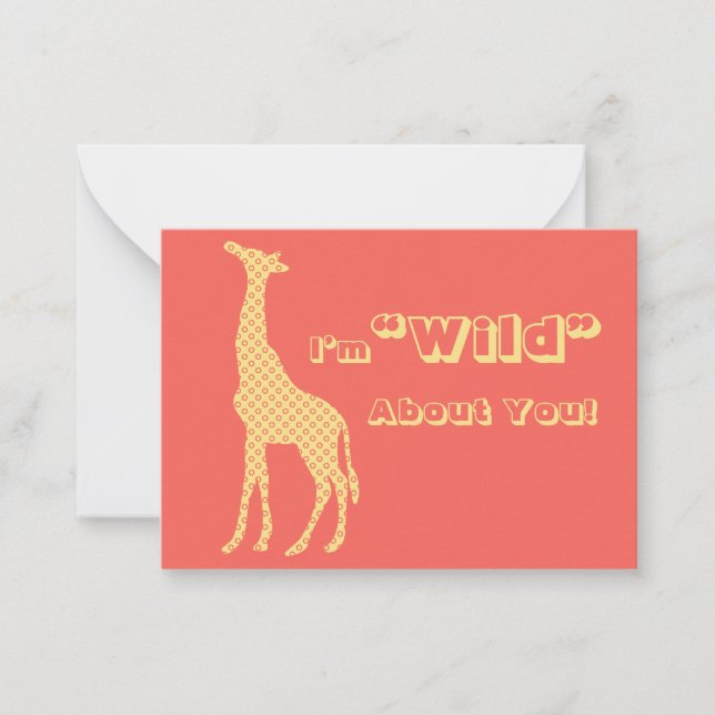 Giraffe School Kids Valentines Cartes de Jour en v (Devant)