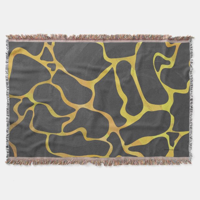 Giraffe, Schwarz und Gelb Decke (Vorderseite)