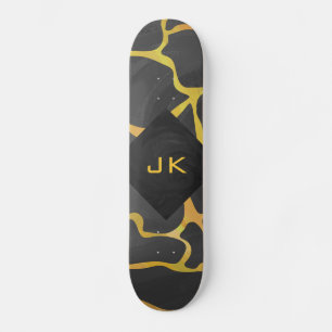 Giraffe, Schwarz und Gelb Skateboard