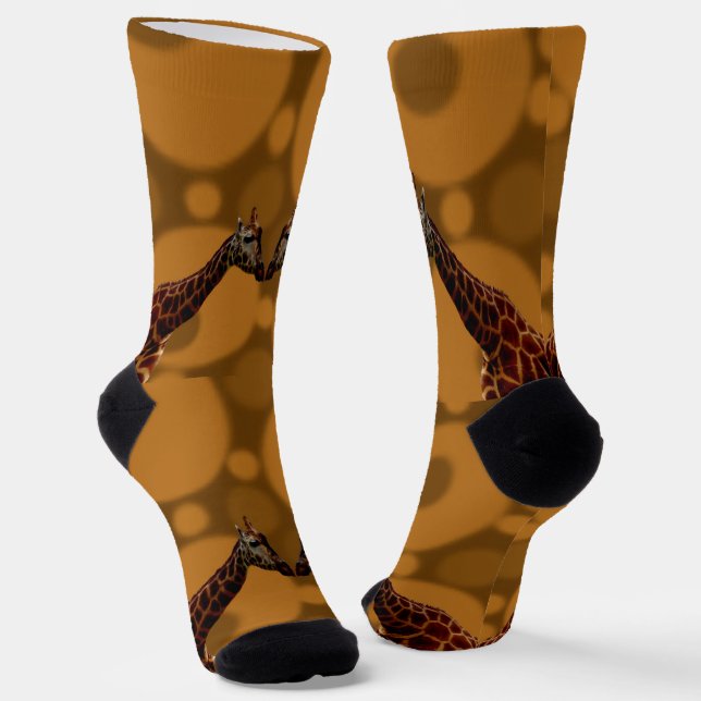 Giraffe Selbstreflexion, Socken (Gewinkelt)