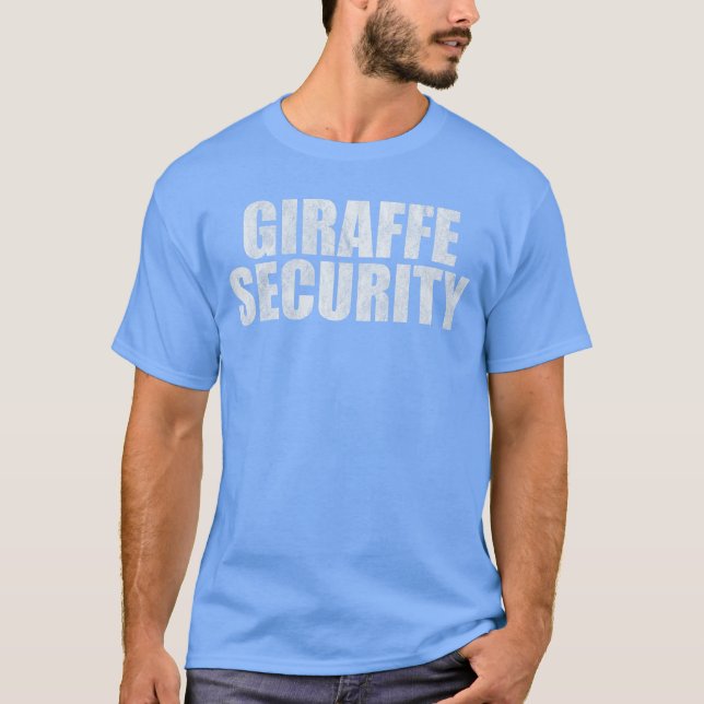 Giraffe-Sicherheitstrick oder Behandlung von Hallo T-Shirt (Vorderseite)