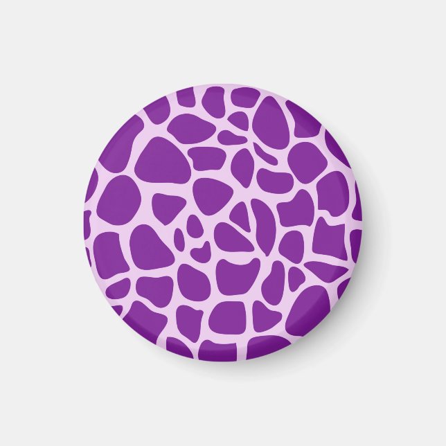 Giraffe Skin Lila Texture-23324 Magnet (Vorne)