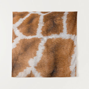 Giraffe Skin: Realistische Tiertextur Wandteppich