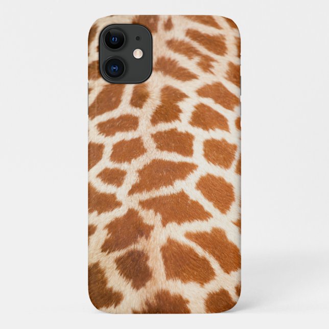 Giraffe Skin Texture Brown Muster Case-Mate iPhone Hülle (Rückseite)