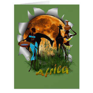 Giraffe, Sonnenuntergang und trendige afrikanische