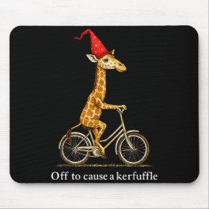 Giraffe sorgt für Wirbel Mousepad