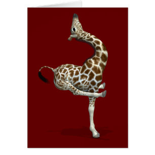 Giraffe sportive bizarre