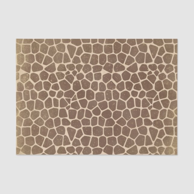 Giraffe Spot Muster Seidenpapier (Vorderseite)